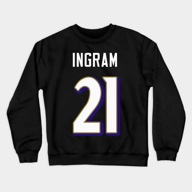 Mark Ingram Crewneck Sweatshirt by telutiga